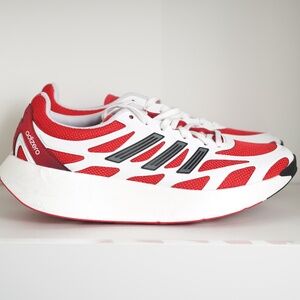 $140 adidas Adizero Aruku Running Shoes Mens White Pure Ruby JI0308 US 10.5